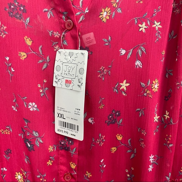 Uniqlo Joy of Prints Chiffon 3/4 dress - Picture 4 of 12